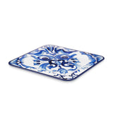 Blu Mediterraneo Wooden Square Tray