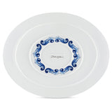 Blu Mediterraneo Oval Platter Fiore