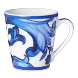 Blu Mediterraneo Mug Fiore/Foglie