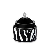 Zebra Sugar Bowl