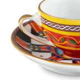 Carretto Siciliano Coffee Cup And Saucer Cavaliere