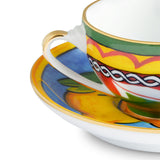 Carretto Siciliano Coffee Cup And Saucer Limoni