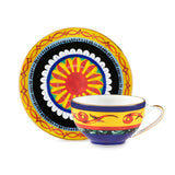 Carretto Siciliano Coffee Cup And Saucer Re