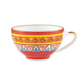 Carretto Siciliano Coffee Cup And Saucer Multicolor