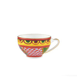 Carretto Teacup And Tea Saucer With Gold Decoration