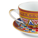 Carretto Siciliano Teacup and Saucer