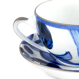 Blu Mediterraneo Teacup And Saucer Blue