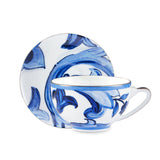 Blu Mediterraneo Teacup And Saucer Fiore