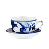 Blu Mediterraneo Teacup And Saucer Fiore