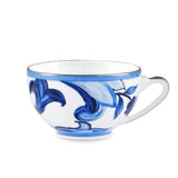 Blu Mediterraneo Teacup And Saucer Fiore