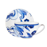 Blu Mediterraneo Teacup And Saucer Fiore Piccolo