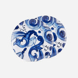 Blu Mediterraneo Set of 2 Bread Plates Blue