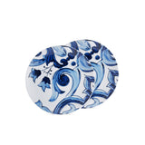 Blu Mediterraneo Set of 2 Bread Plates Foglie