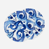 Blu Mediterraneo Set of 2 Fruit Plates Blue