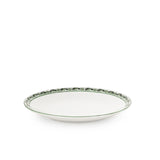 Maiolica Verde Set of 2 Dessert Plates with Green Border - 19 cm