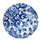 Blu Mediterraneo Set of 2 Dinner Plates Fiore/Foglie