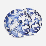 Blu Mediterraneo Set of 2 Soup Plates Fiore Piccolo