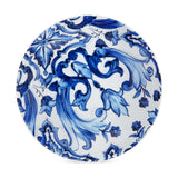 Blu Mediterraneo Set of 2 Soup Plates Fiore/Foglie