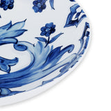 Blu Mediterraneo Set of 2 Soup Plates Fiore/Foglie