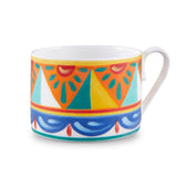 Carretto Siciliano Teacup And Saucer F.Do Azzurro