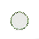 Maiolica Verde Set of 2 Teacups and Saucers with Green Border