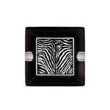 Zebra Ashtray 18 x 18 cm