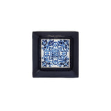 Blu Mediterraneo Porcelain Trinket Tray - 10 x 10 cm