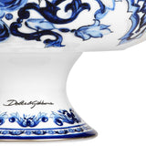 Blu Mediterraneo Fiore Footed Fruit Bowl - 30 cm