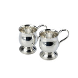 Children Silver Plated Tankard Two Cup Set