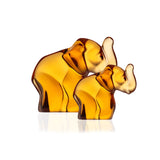 Topaz Elephant Set of 2 - 5cm & 9cm