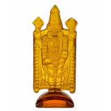 Hand Made Fine Crsytal Tirupati Govinder - Topaz 33 cm
