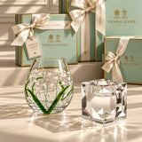 Lily of the Valley Bud Vase and Ophelia Tealight Holder Gift Set