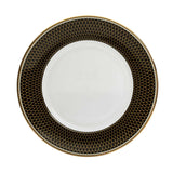 Antler Trellis Black & Gold Dinner Plate - 10"