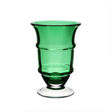 Cotswold Footed Vase Apple Green 9½"