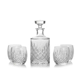Single Malt Whisky Barrel Decanter and Barrel Crystal Tumbler Sets