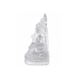 Hand Made Crystal Ganesh Clear Small 12 cm