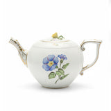 Gustave Morning Glory Tea Pot Hand Painted 24K Gold Accents 1.25L