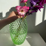 Egg Vase Light Green Hobnail Vase 23Cm