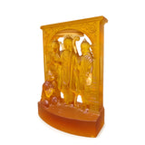 Ram Darbar Fine Crystal Topaz Sculpture - 20 Cm