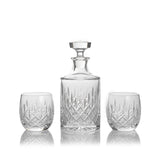 Single Malt Whisky Barrel Decanter and Barrel Crystal Tumbler Sets