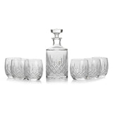 Single Malt Whisky Barrel Decanter and Barrel Crystal Tumbler Sets